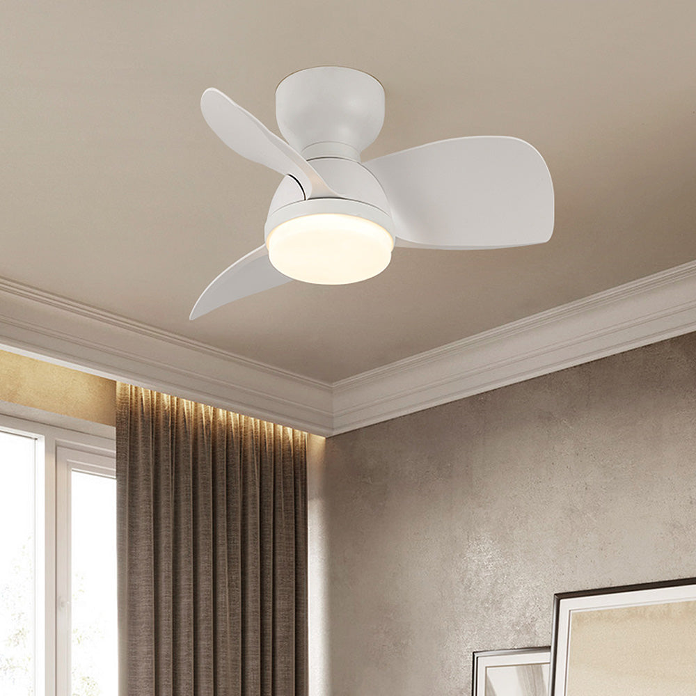 Ventilateur de Plafond en Bois avec Lumière LED – Élégance Moderne et Confort Optimal