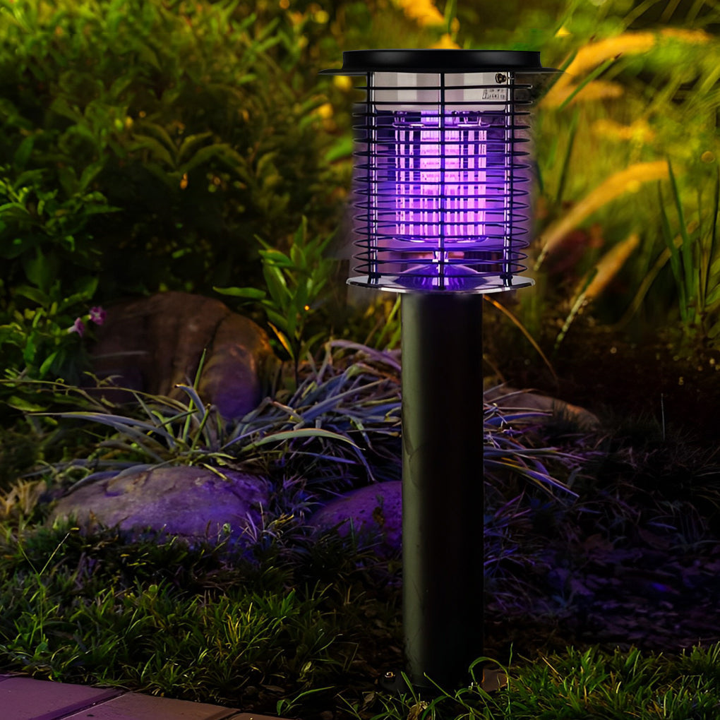Lampe Anti-Moustiques LED Solaire et USB - Lampe Insecticide Étanche et Efficace