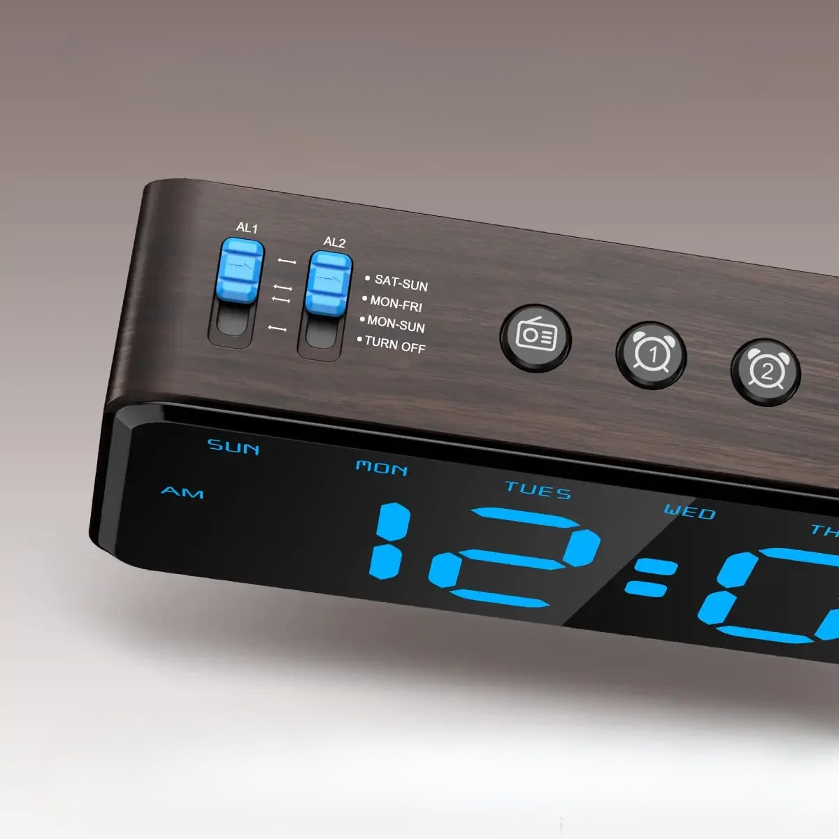 Radio réveil sur secteur