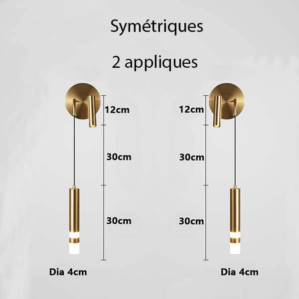 Applique de chevet Luxe