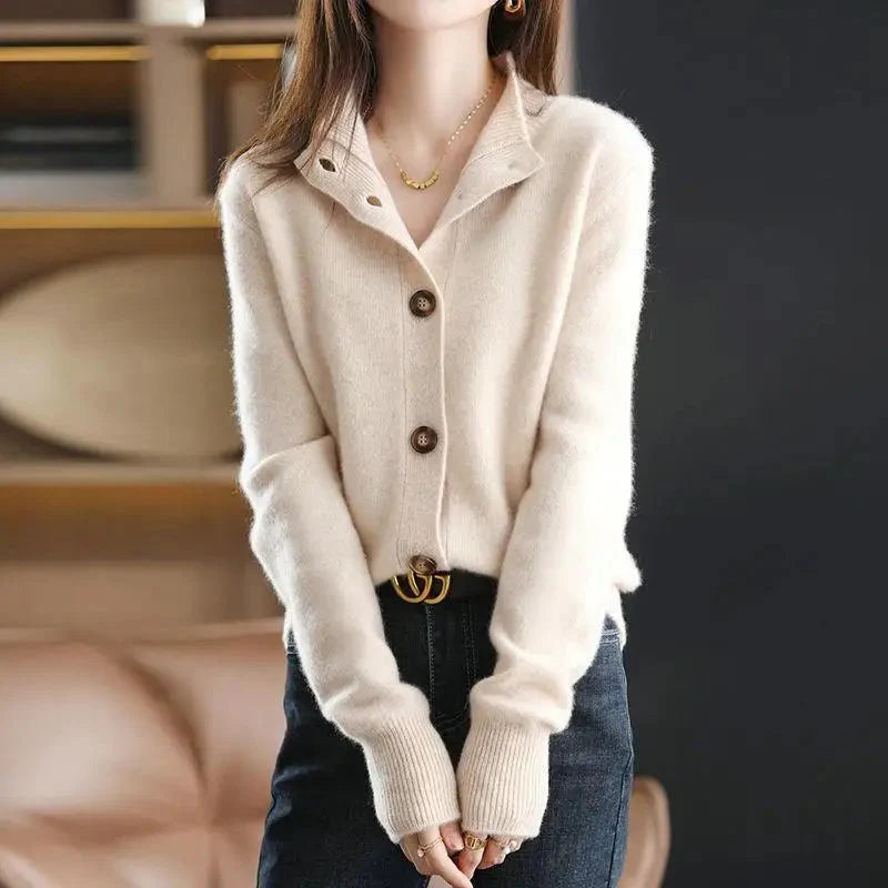 Cardigan luxe femme-Old Money