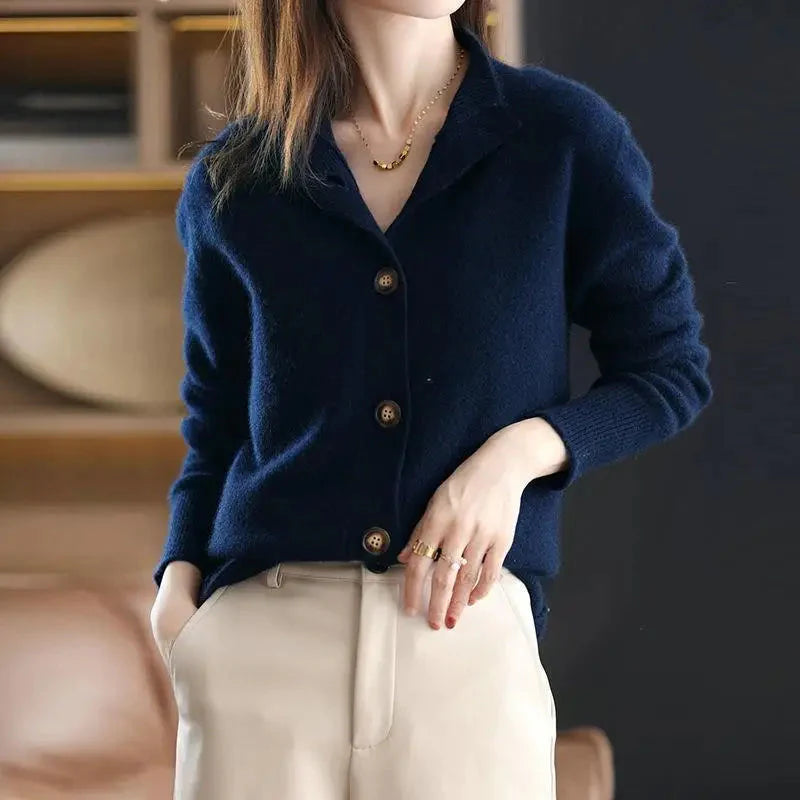 Cardigan luxe femme-Old Money