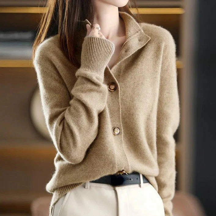 Cardigan luxe femme-Old Money
