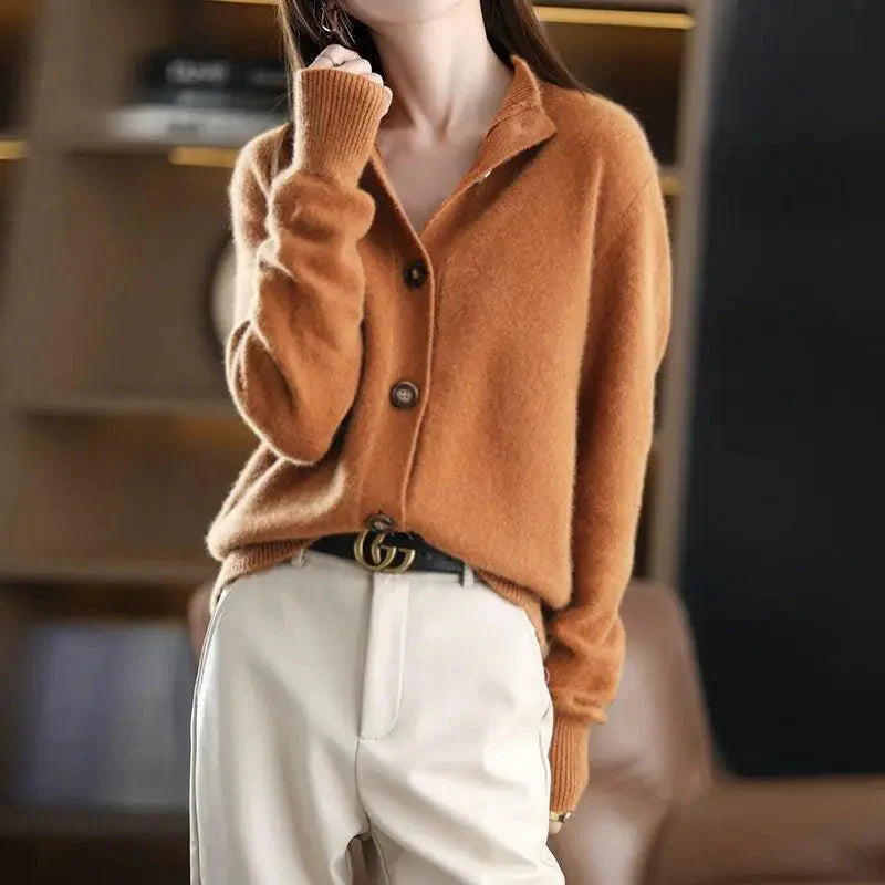 Cardigan luxe femme-Old Money