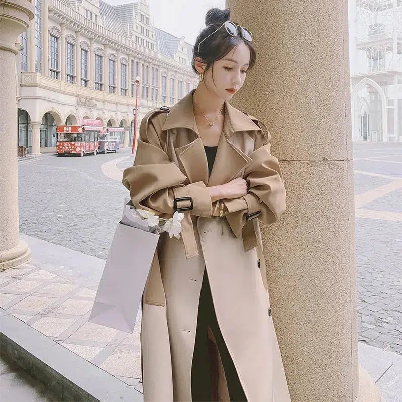 Manteau long femme luxe