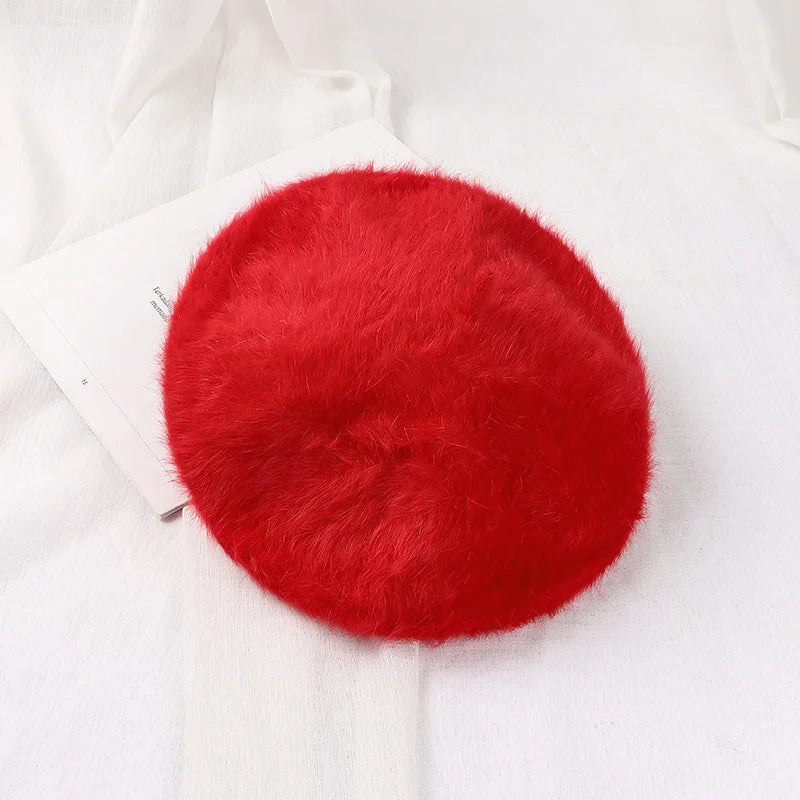 Béret Basque Femme Fourrure
