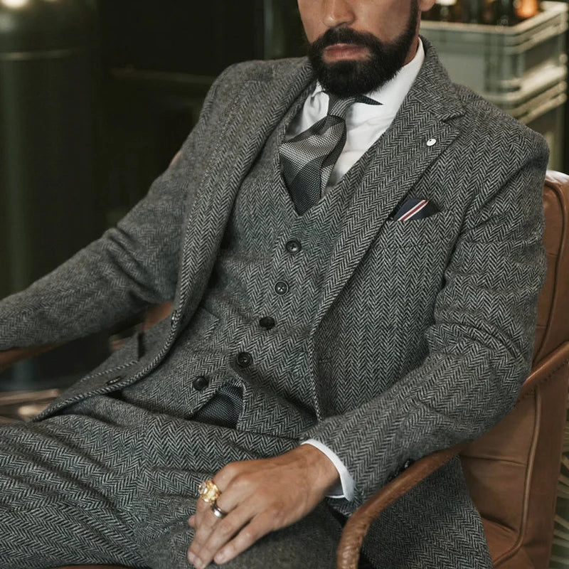 Tweed 3 piece suit