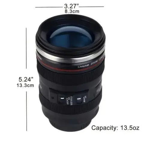Tasse à Café avec Objectif d'appareil Photo