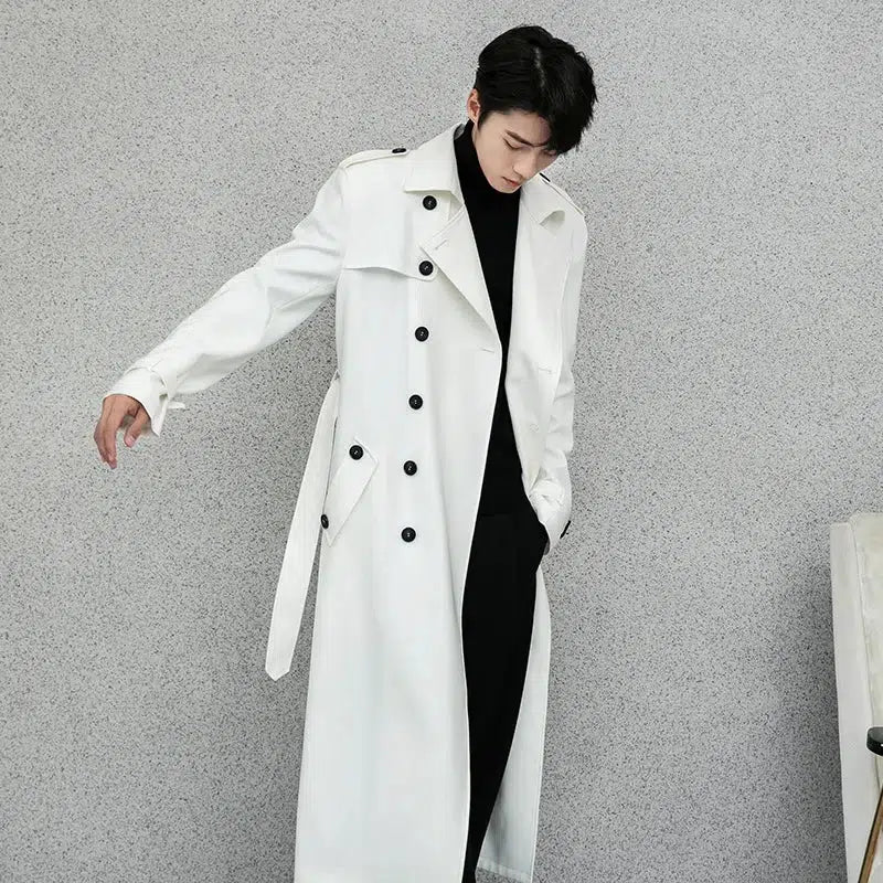 Trench coat blanc