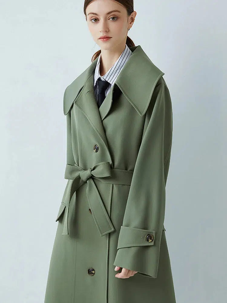 Trench coat vert