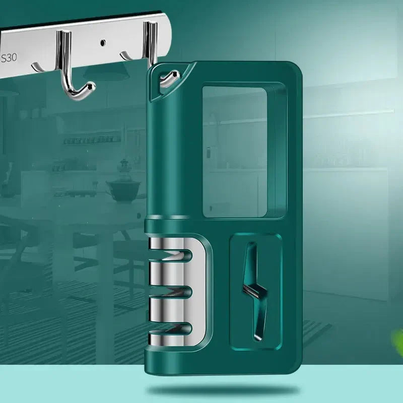 Aiguiseur de couteaux compact avec poignée intégrée