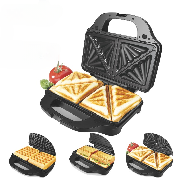 Appareil à Croque Monsieur Antiadhésif et Grand Format