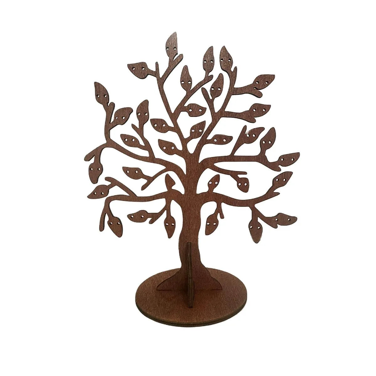Arbre pour bijoux en bois vintage