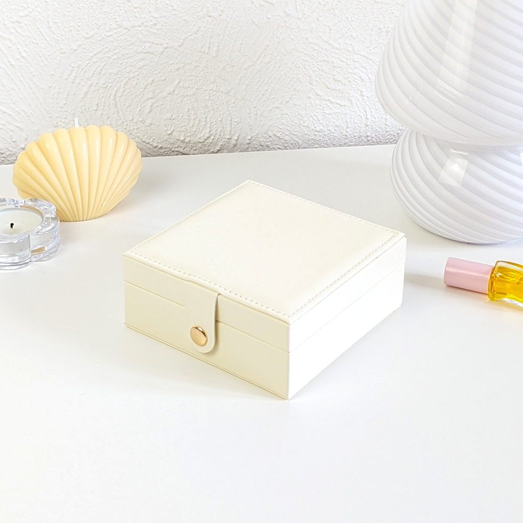 Boite à bijoux de voyage carré