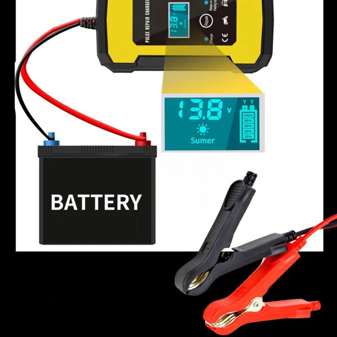 CHARGEUR BATTERIE VOITURE AUTOMATIQUE | Car Booster 12V/6A™