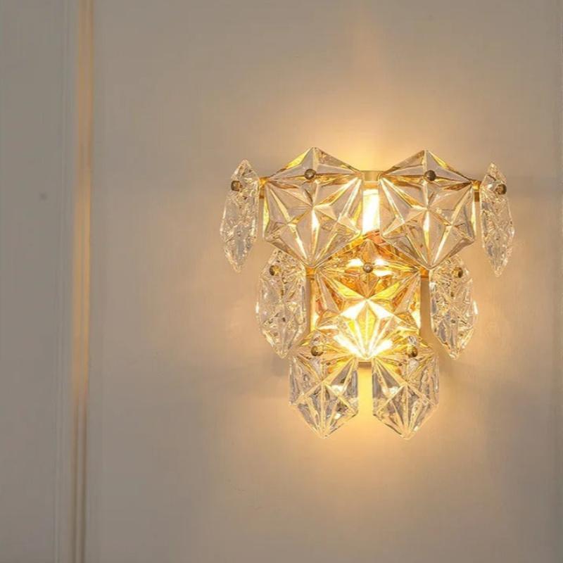 applique murale en verre pour salle de bain