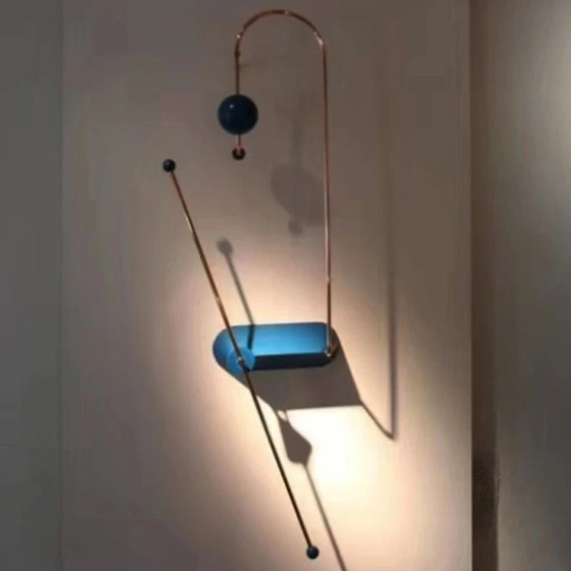 applique murale bleu canard led