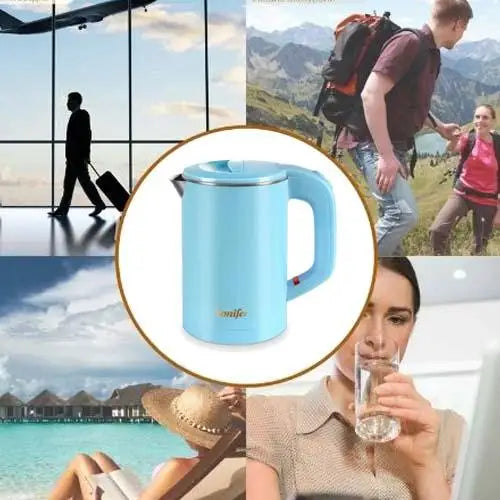 Petite Bouilloire Électrique Bleu