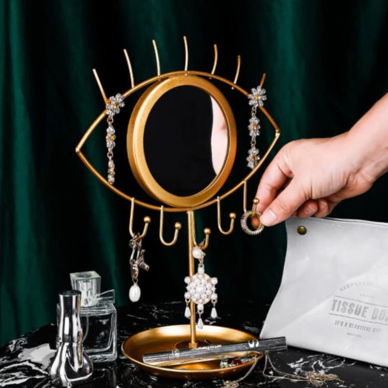 Porte bijoux miroir oeil