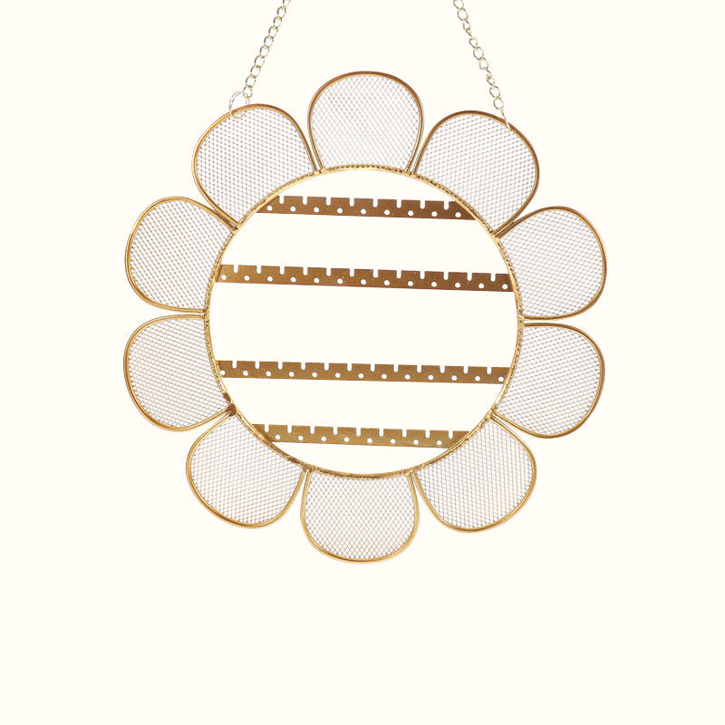 Porte-bijoux mural fleur