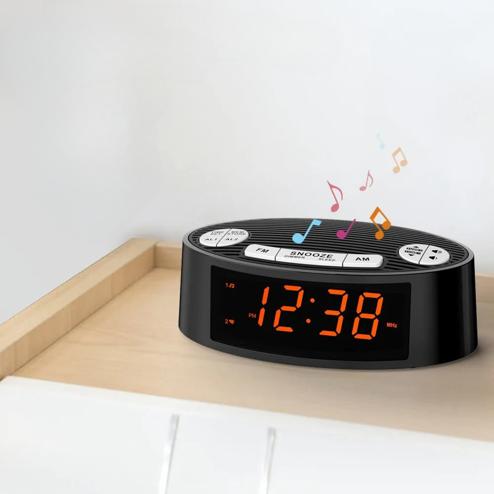 Radio réveil connecté heure