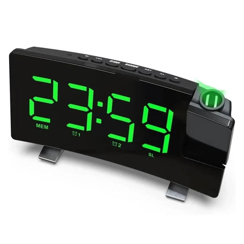 Radio réveil projecteur USB