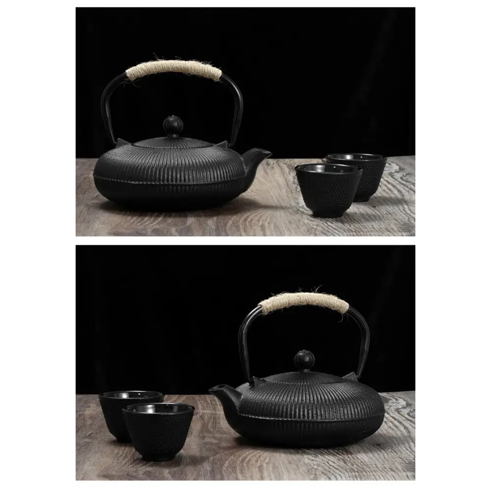 Théière en Fonte Plate