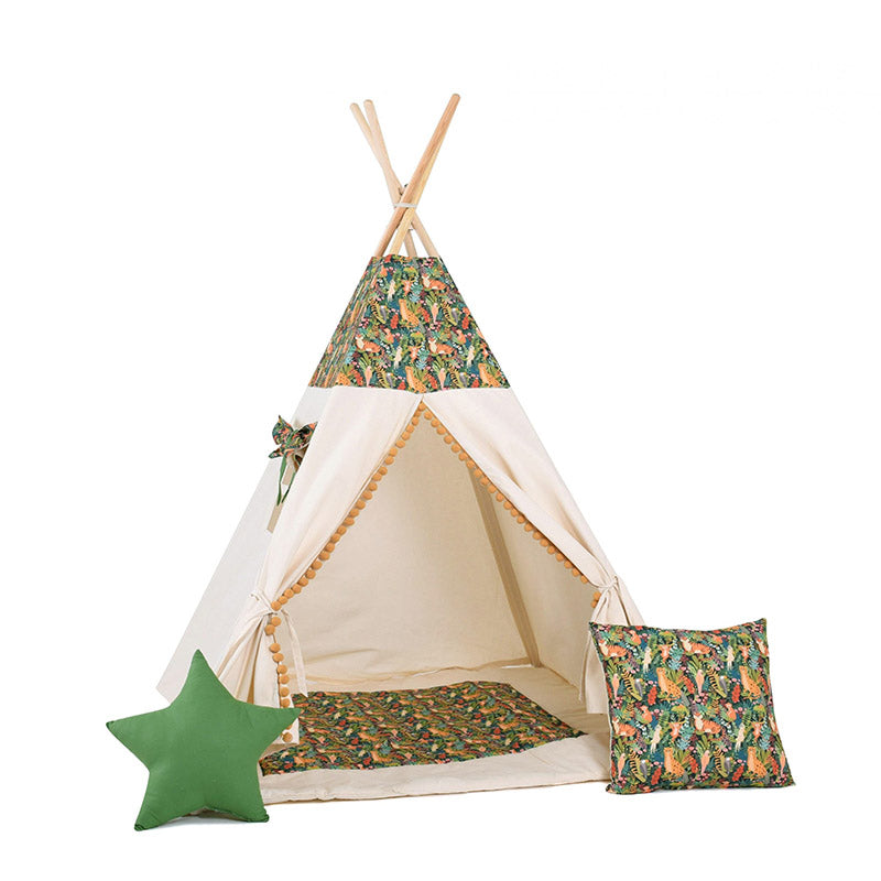 tipi-enfant-blanc-avec-motifs-nature