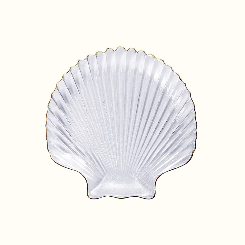 Vide poche coquillage en verre