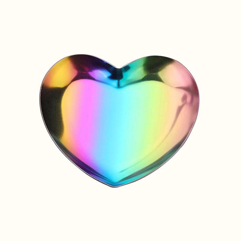 Vide poches coeur métallique