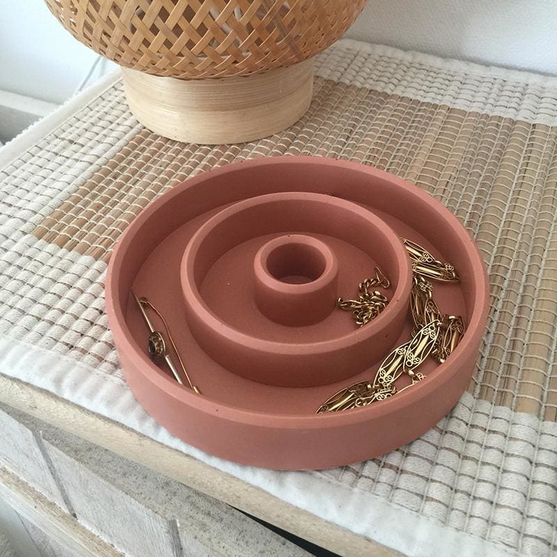 Vide poches terracotta en jesmonite