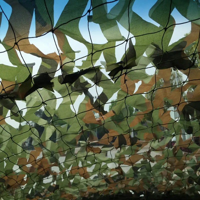 Voile d'Ombrage Rectangulaire de Style Camouflage Militaire