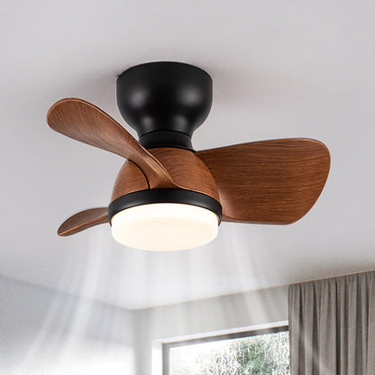 Ventilateur de Plafond en Bois avec Lumière LED – Élégance Moderne et Confort Optimal