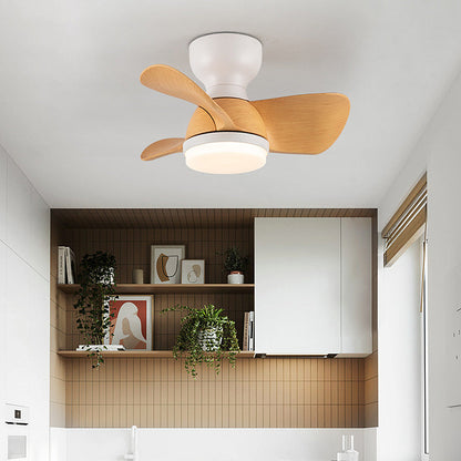 Ventilateur de Plafond en Bois avec Lumière LED – Élégance Moderne et Confort Optimal