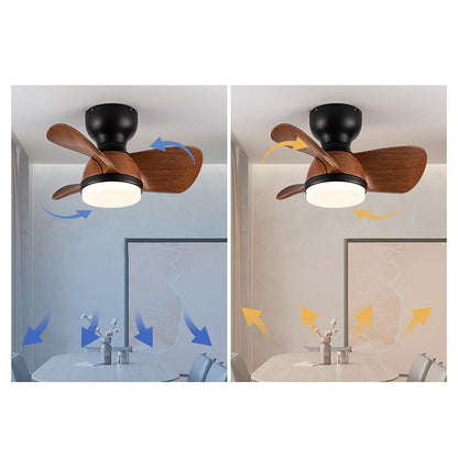 Ventilateur de Plafond en Bois avec Lumière LED – Élégance Moderne et Confort Optimal