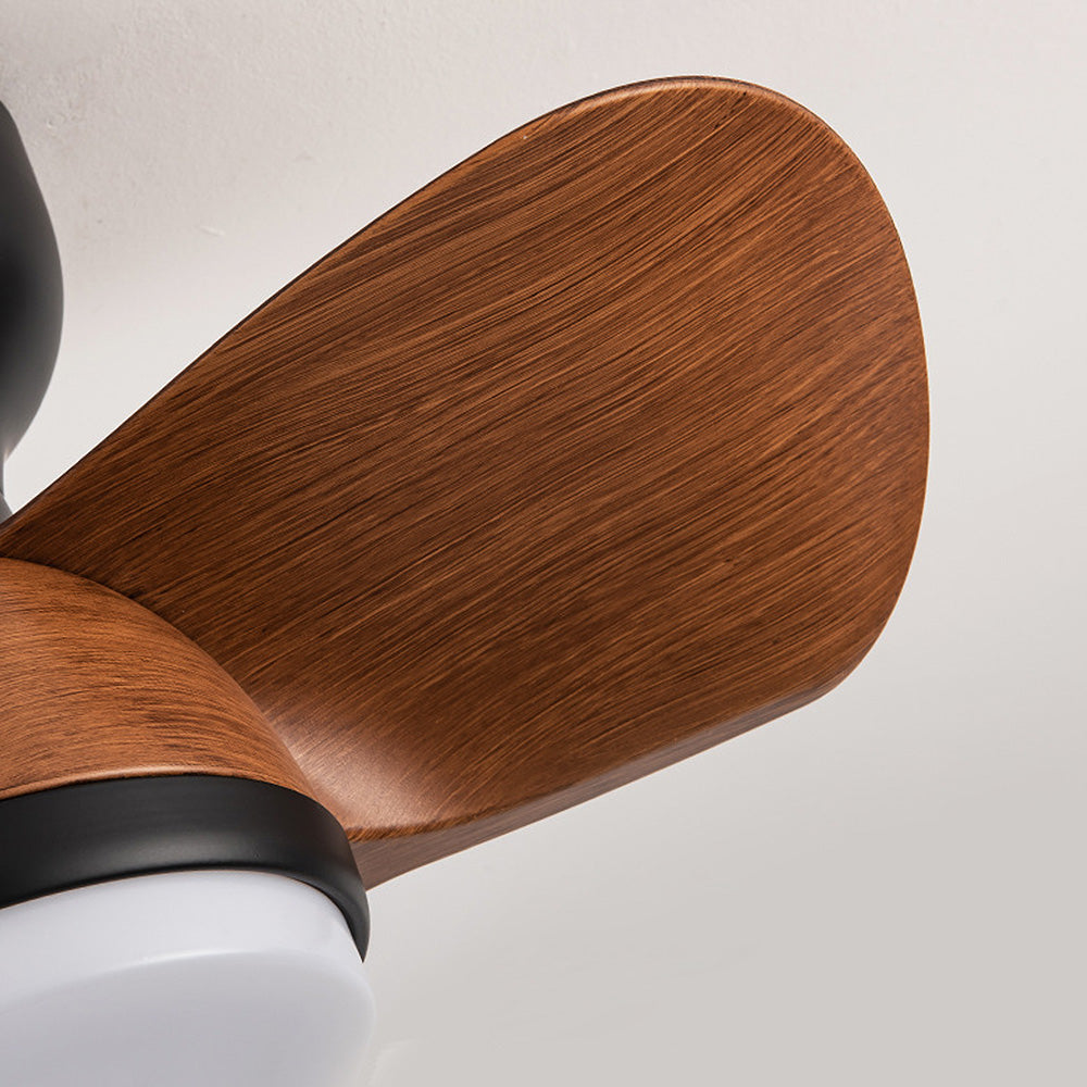 Ventilateur de Plafond en Bois avec Lumière LED – Élégance Moderne et Confort Optimal