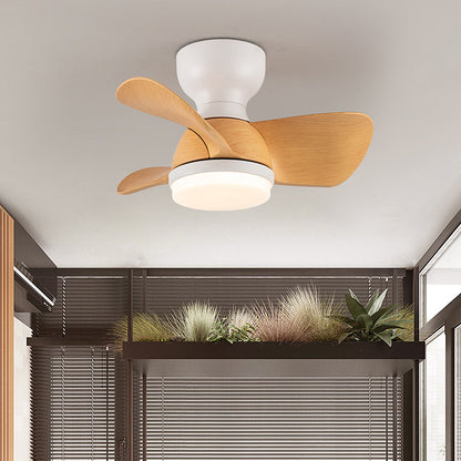 Ventilateur de Plafond en Bois avec Lumière LED – Élégance Moderne et Confort Optimal