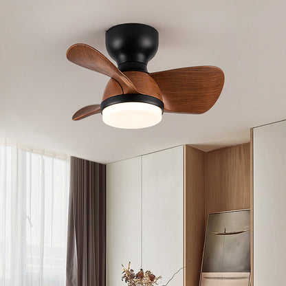 Ventilateur de Plafond en Bois avec Lumière LED – Élégance Moderne et Confort Optimal