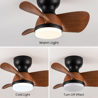 Ventilateur de Plafond en Bois avec Lumière LED – Élégance Moderne et Confort Optimal