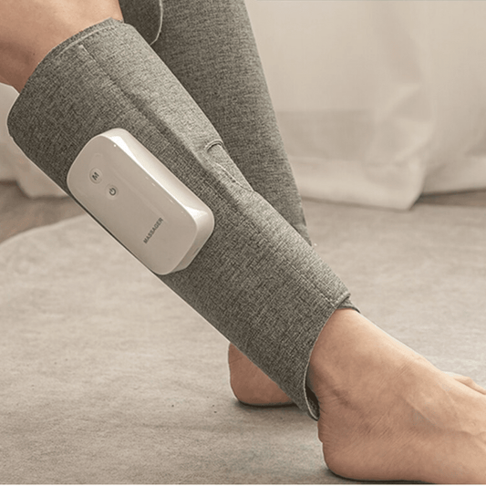 Appareil de Massage pour Jambes AirPulse – Compression d’Air, Chauffant, Sans Fil et Portable