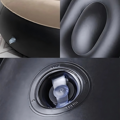 AirLounge – Canapé Gonflable avec Repose-Pied