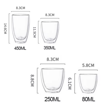 Verre à Thé Double Paroi (Lot de 6)