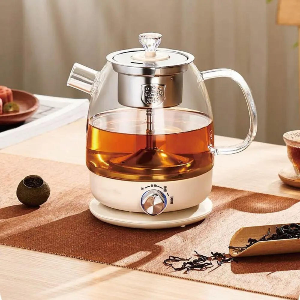 Théière en Verre Électrique