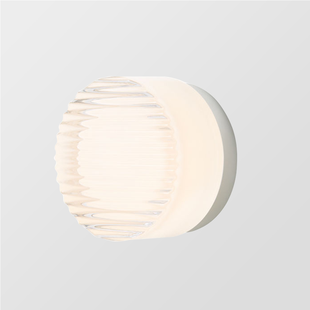 Applique Murale LED Moderne en Forme Ronde – Éclairage Doux avec Diffuseur en Verre Mylk pour Salon et Chambre