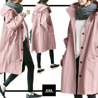 Veste Coupe-Vent Imperméable Oversize – Légère, Pratique et Élégante