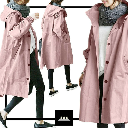 Veste Coupe-Vent Imperméable Oversize – Légère, Pratique et Élégante