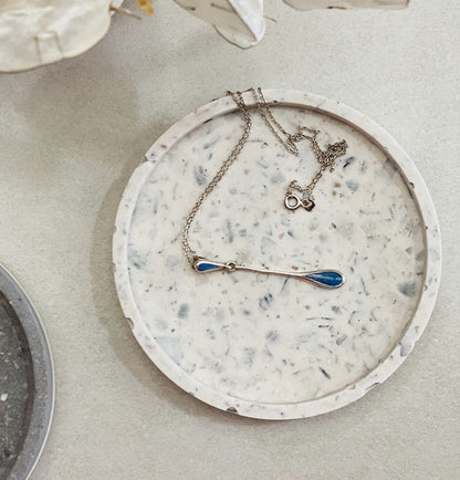 Coupelle terrazzo avec coquillages en jesmonite