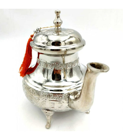 Théière marocaine artisanale en alpaga