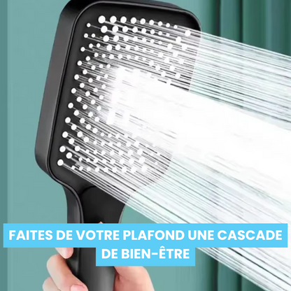 Tête de Douche Rectangle Large Haute Pression