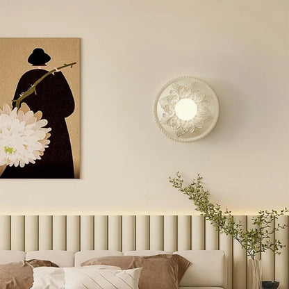 Applique Murale Moderne "Milchkaffee" en Résine et Verre – Élégance Contemporaine